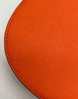 Michael Kors Orange Saffiano Leather Jet Set Poppy Travel Crossbody Bag
