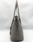 Michael Kors Gray Leather Jet Set Travel TZ Tote