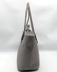 Michael Kors Gray Leather Jet Set Travel TZ Tote