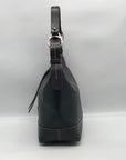 Dooney & Bourke Black Pebbled Grain Leather Hobo Shoulder Bag