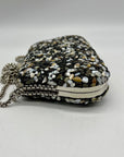 Nina Rock Candy Minaudiere Crystal Life Lock Clutch Bag