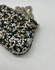 Nina Rock Candy Minaudiere Crystal Life Lock Clutch Bag