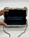 Nina Rock Candy Minaudiere Crystal Life Lock Clutch Bag