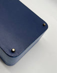 Scully & Scully royal blue Handmade Italian Leather Jewelry Box