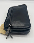 Patricia Nash Black Leather Viani Convertible Wristlet