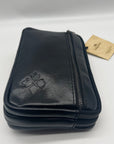 Patricia Nash Black Leather Viani Convertible Wristlet