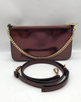 Michael Kors Oxblood Rouge Sombre Leather Shoulder Bag Gift Set