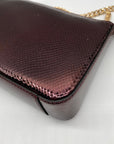 Michael Kors Oxblood Rouge Sombre Leather Shoulder Bag Gift Set