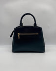 DKNY Black Leather Paige Crossbody Satchel
