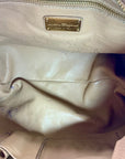 Salvatore Ferragamo Taupe Pebbled Leather Fanisa Hobo