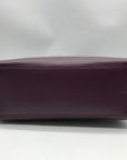Kate Spade Plum Boarskin Leather Grove Street Lana Convertible Satchel