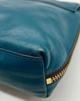 Kate Spade Teal Leather Varick Street Convertible Satchel