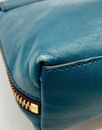 Kate Spade Teal Leather Varick Street Convertible Satchel