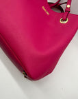 Calvin Klein Pink Faux Leather Tote