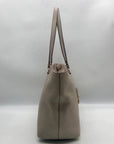 Coach Grey Leather Town Car Tote Bag