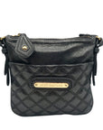 Juicy Couture Black Quilted Leather Crossbody Bag