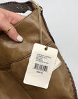 HOBO Mink Leather Dharma Whipstitch Shoulder Bag