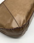 HOBO Mink Leather Dharma Whipstitch Shoulder Bag