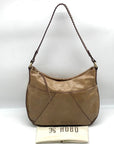 HOBO Mink Leather Dharma Whipstitch Shoulder Bag