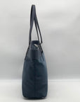 Michael Kors Navy Blue Nylon & Leather Winston Tote Bag