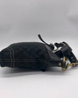 Coach Black Monogram Jacquard Canvas Legacy Crossbody Bag 10402
