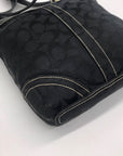 Coach Black Monogram Jacquard Canvas Legacy Crossbody Bag 10402