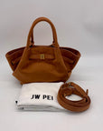JW PEI Brown Faux Suede Hana Mini Tote Bag