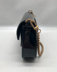 Sam Edelman Black Faux Leather Loraine Shoulder Bag