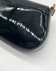 Sam Edelman Black Faux Leather Loraine Shoulder Bag