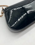 Sam Edelman Black Faux Leather Loraine Shoulder Bag