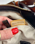 Dooney & Bourke Black Leather Penrose Shoulder Bag