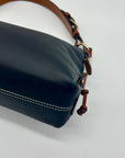 Dooney & Bourke Black Leather Penrose Shoulder Bag