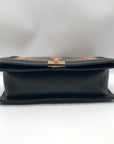 I.N.C. International Concepts Black Snake Embossed Ajae Flap Crossbody