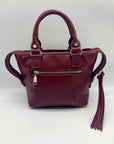 Urban Expressions Burgundy Satchel Convertible Crossbody - NWT