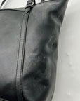 Coach Black Peyton Leather Shoulder Bag-F77606