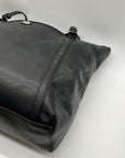 Coach Black Peyton Leather Shoulder Bag-F77606