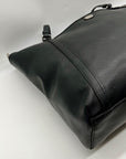 Coach Black Peyton Leather Shoulder Bag-F77606