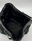 Coach Black Peyton Leather Shoulder Bag-F77606