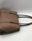 Guess Tan Faux Leather Tote Bag