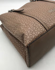 Guess Tan Faux Leather Tote Bag