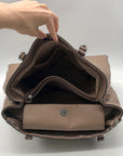 Guess Tan Faux Leather Tote Bag