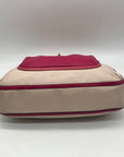 Coach Color-Block Poppy Pebbled Leather Tote Bag- 24082