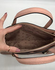 Kate Spade Rose Blush Saffiano Leather Connie Convertible Satchel Bag