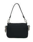 Steve Madden Black Satin Noble-B Mini Bag