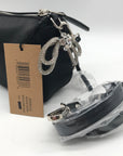 Steve Madden Black Satin Noble-B Mini Bag