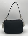 Steve Madden Black Satin Noble-B Mini Bag