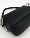 Steve Madden Black Satin Noble-B Mini Bag