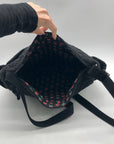Vera Bradley Black Quilted Diamond Crossbody Bag