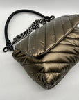 Think Royln Soft Bronze Nylon Shoulder Bag