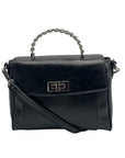 I.N.C. International Concepts Black Glaze Emilliee Mini Top Handle Handbag - NWT